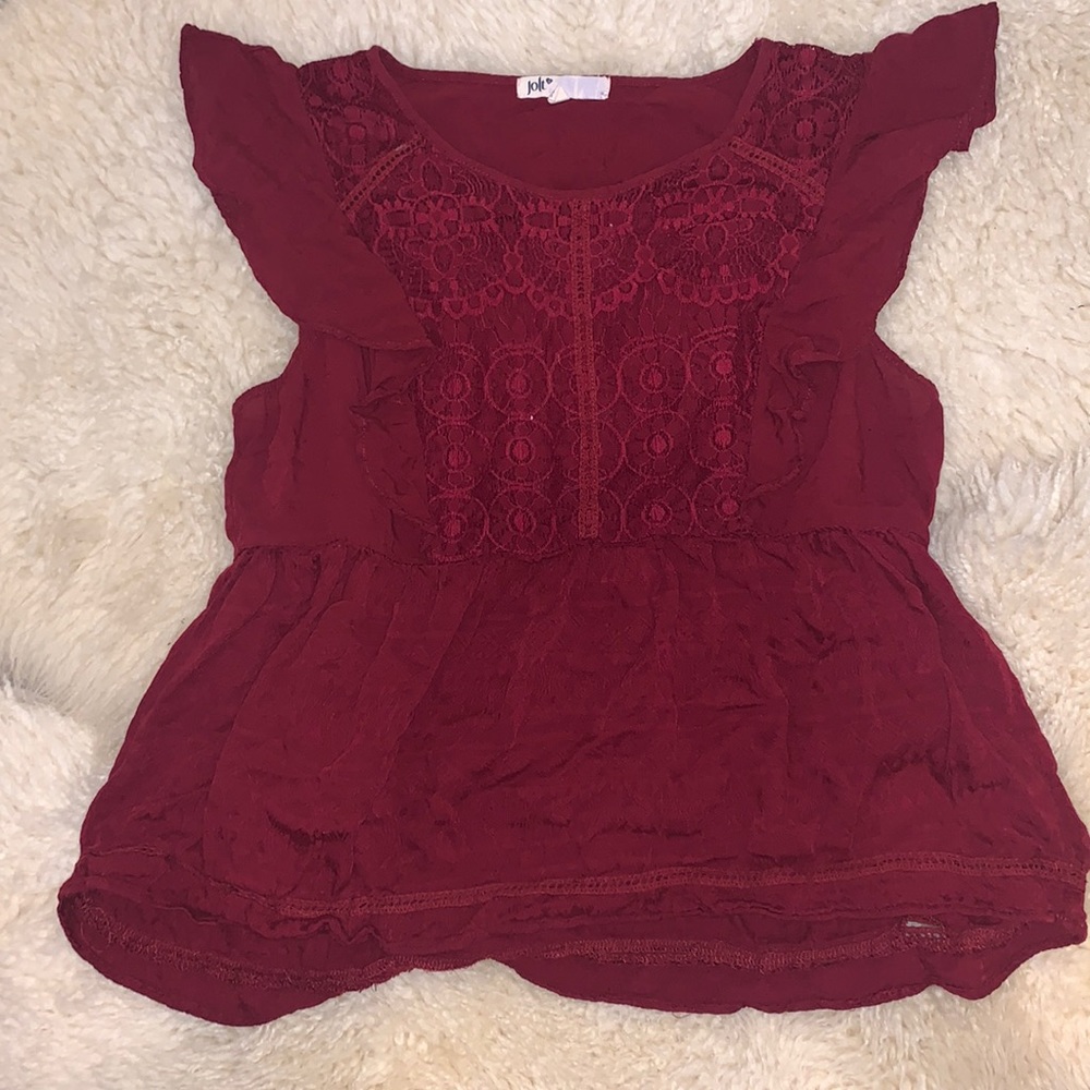 Lace detailed blouse